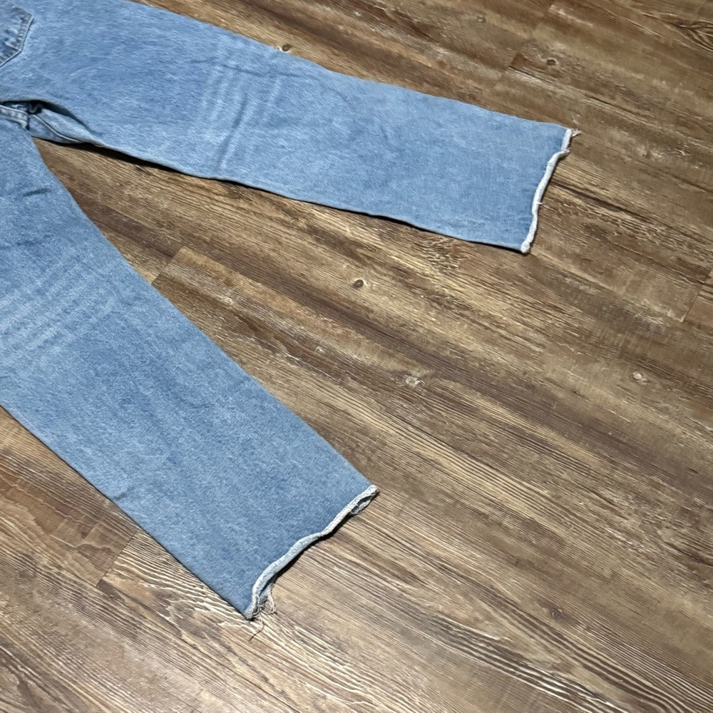 POL Patchwork Cropped Jeans Women's Medium Frayed… - image 7